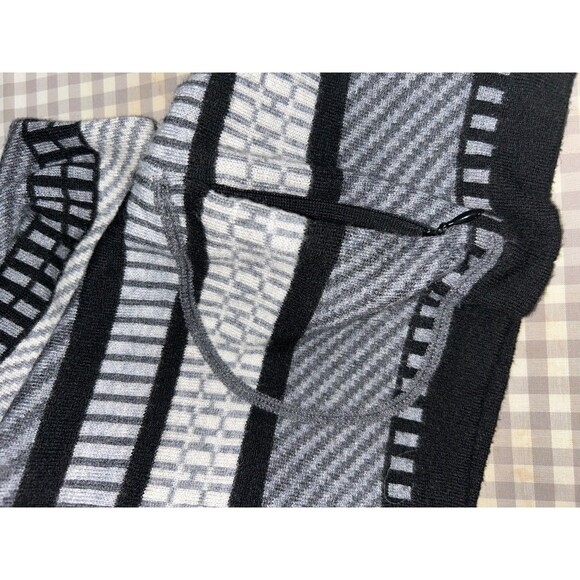 Krimson Klover Women's Sweater Dress size L Long Sleeve Striped Wool Blend - Picture 8 of 10